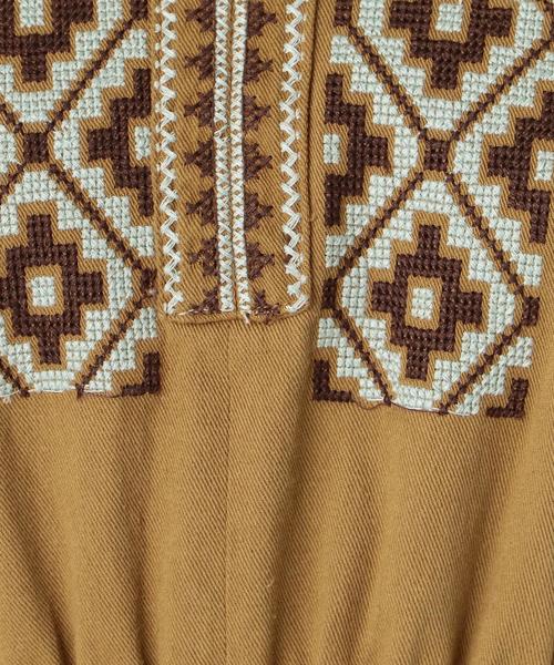 Another Edition(アナザーエディション)の「ツイル刺繍ワンピース/AEBC TWILL EMBR OP◆(ワンピース・レディース・ブラウン/ブラック・FREE)」の14枚目の写真