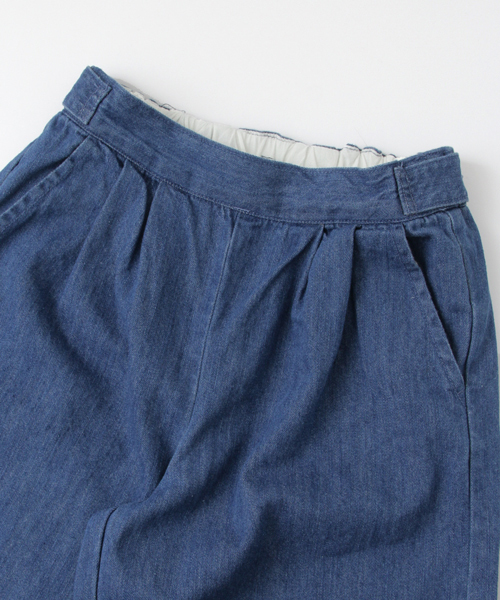 URBAN RESEARCH DOORS(アーバンリサーチドアーズ)の「DOORS デニムワイドパンツ(デニムパンツ・キッズ・インディゴブルー・105/135/90/120)」の2枚目の写真