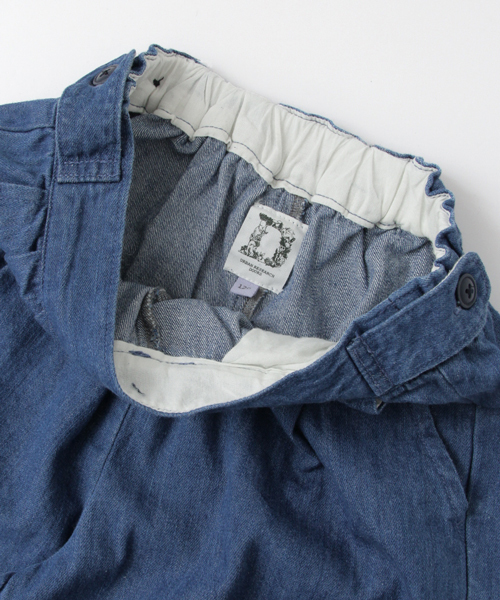 URBAN RESEARCH DOORS(アーバンリサーチドアーズ)の「DOORS デニムワイドパンツ(デニムパンツ・キッズ・インディゴブルー・105/135/90/120)」の3枚目の写真