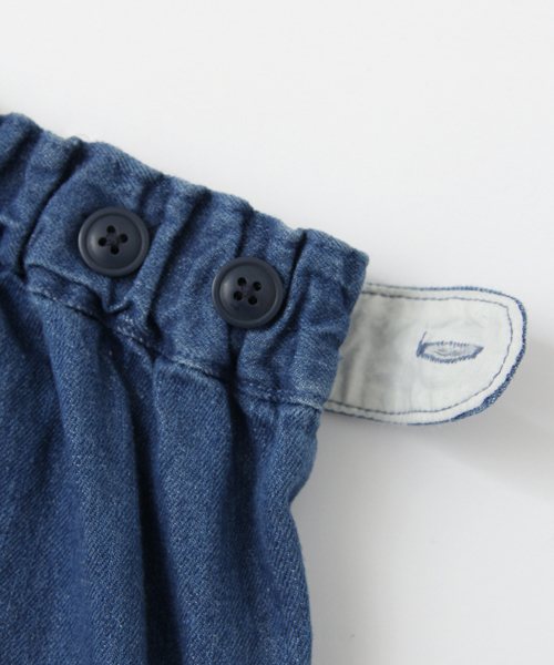 URBAN RESEARCH DOORS(アーバンリサーチドアーズ)の「DOORS デニムワイドパンツ(デニムパンツ・キッズ・インディゴブルー・105/135/90/120)」の8枚目の写真