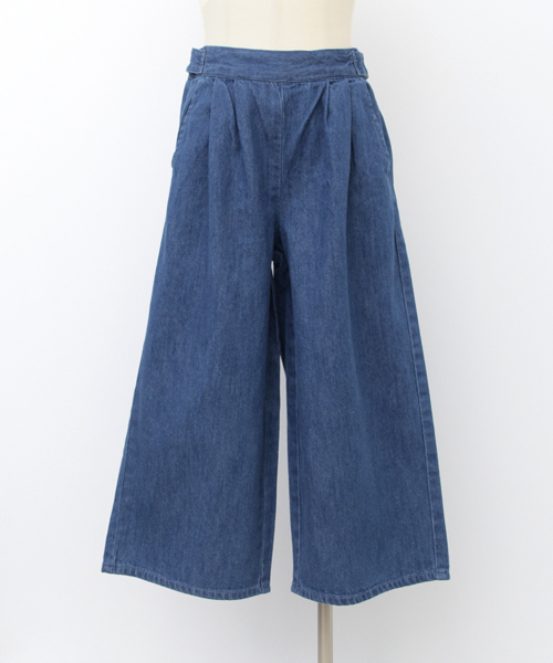 URBAN RESEARCH DOORS(アーバンリサーチドアーズ)の「DOORS デニムワイドパンツ(デニムパンツ・キッズ・インディゴブルー・105/135/90/120)」の10枚目の写真