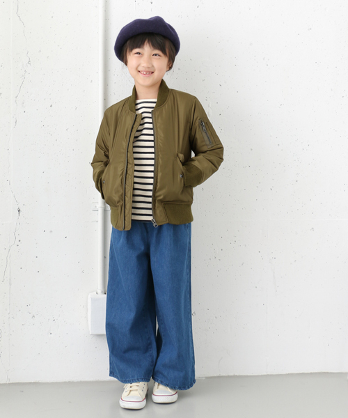 URBAN RESEARCH DOORS(アーバンリサーチドアーズ)の「DOORS デニムワイドパンツ(デニムパンツ・キッズ・インディゴブルー・105/135/90/120)」の17枚目の写真