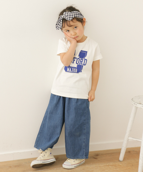 URBAN RESEARCH DOORS(アーバンリサーチドアーズ)の「DOORS デニムワイドパンツ(デニムパンツ・キッズ・インディゴブルー・105/135/90/120)」の22枚目の写真