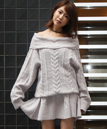 MICOAMERI | ケーブルニットスカート(スカート)