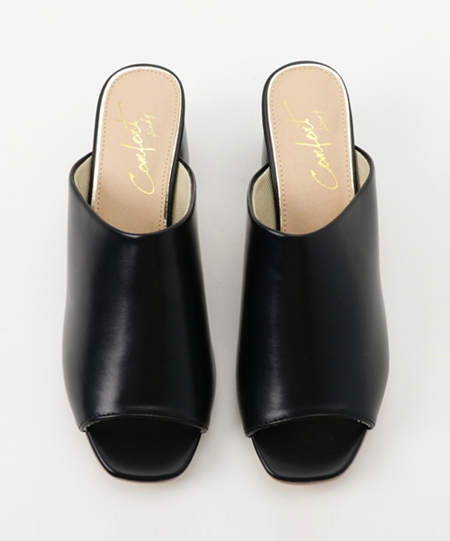 ASZAKKA（アザッカ）の「大人に♪シンプルミュール【靴】（サンダル・レディース・ブラック/ピンクベージュ/ブルー・M/L）」の5枚目の写真