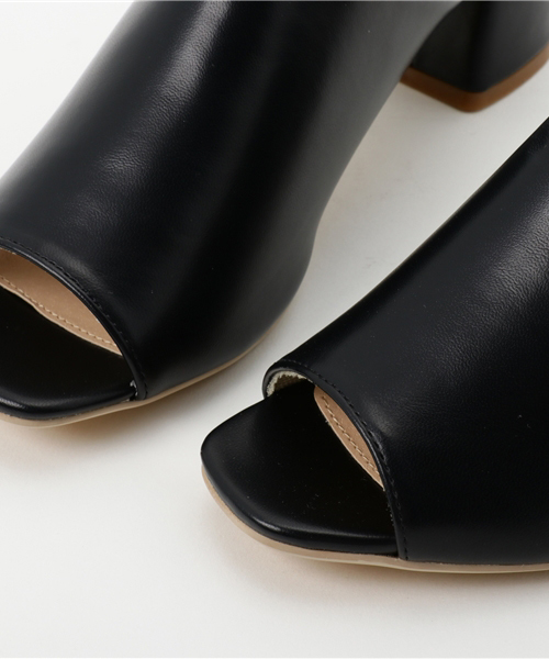 ASZAKKA（アザッカ）の「大人に♪シンプルミュール【靴】（サンダル・レディース・ブラック/ピンクベージュ/ブルー・M/L）」の6枚目の写真