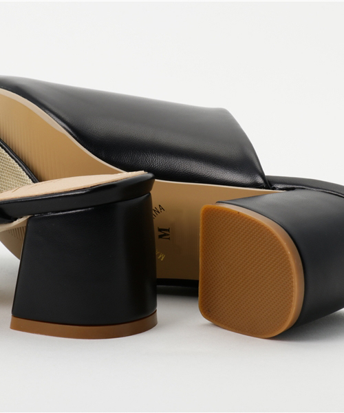 ASZAKKA（アザッカ）の「大人に♪シンプルミュール【靴】（サンダル・レディース・ブラック/ピンクベージュ/ブルー・M/L）」の8枚目の写真