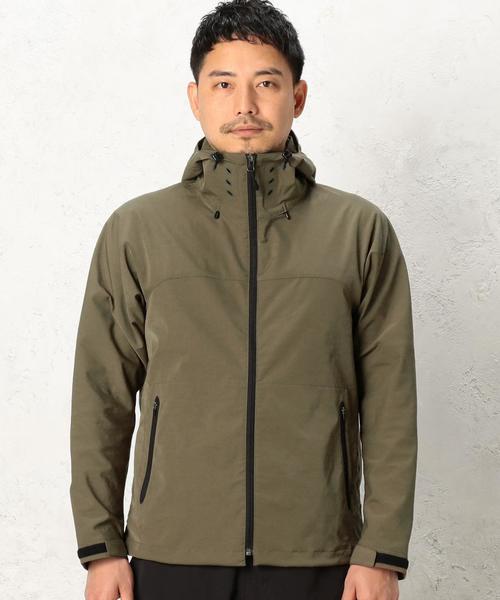 green label relaxing（グリーンレーベルリラクシング）の「SC PE/STRC/TWILL HOODED ブルゾン◆（ブルゾン・メンズ・ブラック/オリーブ・X-LARGE/LARGE/MEDIUM/SMALL）」の4枚目の写真
