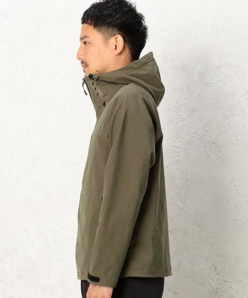 green label relaxing（グリーンレーベルリラクシング）の「SC PE/STRC/TWILL HOODED ブルゾン◆（ブルゾン・メンズ・ブラック/オリーブ・X-LARGE/LARGE/MEDIUM/SMALL）」の5枚目の写真