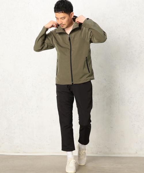 green label relaxing（グリーンレーベルリラクシング）の「SC PE/STRC/TWILL HOODED ブルゾン◆（ブルゾン・メンズ・ブラック/オリーブ・X-LARGE/LARGE/MEDIUM/SMALL）」の6枚目の写真
