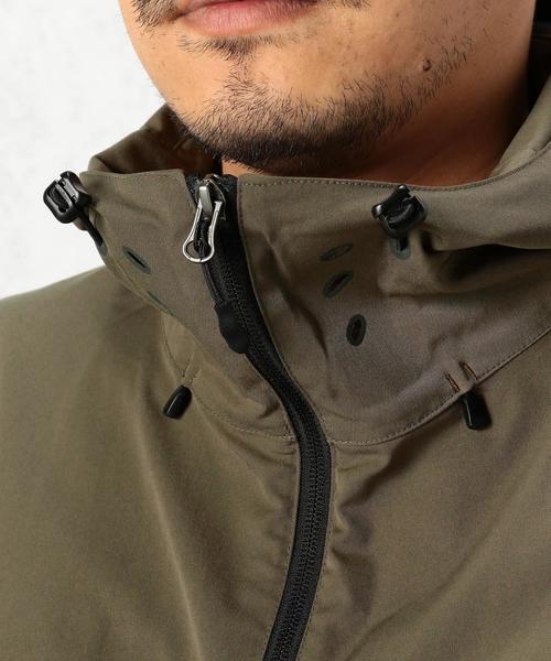green label relaxing（グリーンレーベルリラクシング）の「SC PE/STRC/TWILL HOODED ブルゾン◆（ブルゾン・メンズ・ブラック/オリーブ・X-LARGE/LARGE/MEDIUM/SMALL）」の16枚目の写真