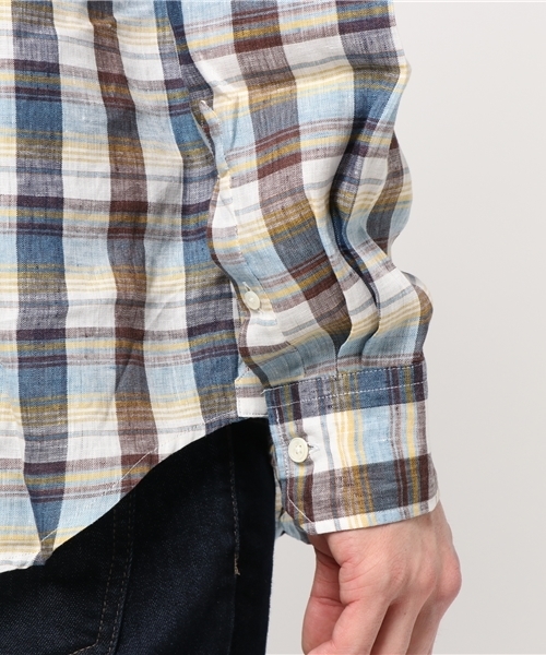 Hartford(ハートフォード)の「HARTFORD マドラスチェックボタンダウンシャツ(シャツ/ブラウス・メンズ・ネイビー・MEDIUM/LARGE)」の5枚目の写真