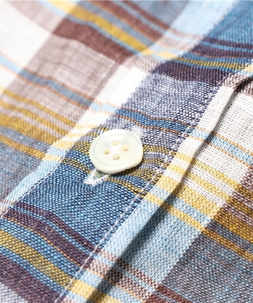 Hartford(ハートフォード)の「HARTFORD マドラスチェックボタンダウンシャツ(シャツ/ブラウス・メンズ・ネイビー・MEDIUM/LARGE)」の7枚目の写真