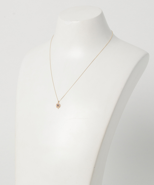 agete（アガット）の「K10ネックレス（ネックレス・レディース・ブルー系その他・FREE）」の5枚目の写真