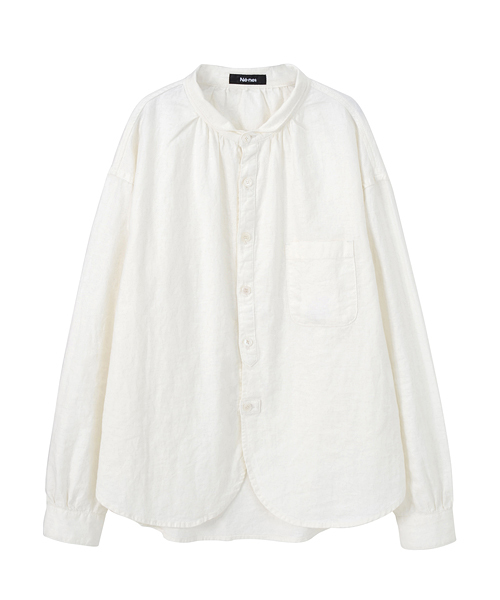 Ne-net(ネネット)の「S フィッシャーマンシャツ(シャツ/ブラウス・レディース・ホワイト/ピンク/ブルー・03/02)」の2枚目の写真