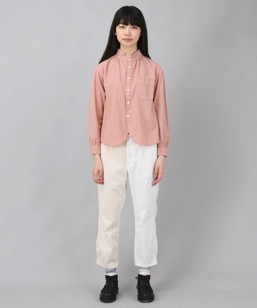 Ne-net(ネネット)の「S フィッシャーマンシャツ(シャツ/ブラウス・レディース・ホワイト/ピンク/ブルー・03/02)」の5枚目の写真