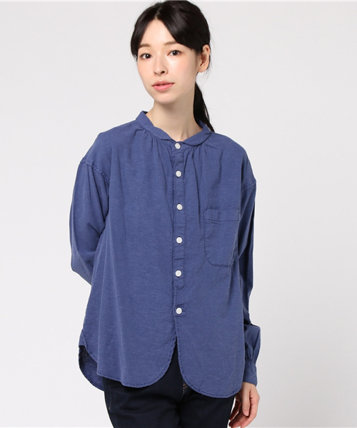 Ne-net(ネネット)の「S フィッシャーマンシャツ(シャツ/ブラウス・レディース・ホワイト/ピンク/ブルー・03/02)」の3枚目の写真