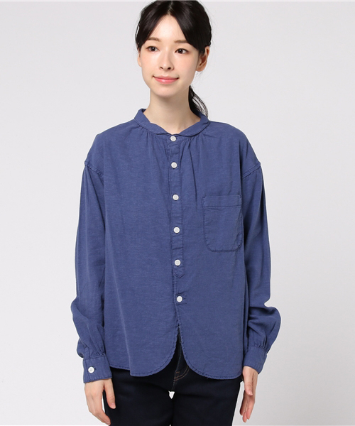 Ne-net(ネネット)の「S フィッシャーマンシャツ(シャツ/ブラウス・レディース・ホワイト/ピンク/ブルー・03/02)」の13枚目の写真