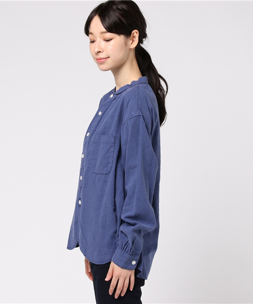 Ne-net(ネネット)の「S フィッシャーマンシャツ(シャツ/ブラウス・レディース・ホワイト/ピンク/ブルー・03/02)」の14枚目の写真