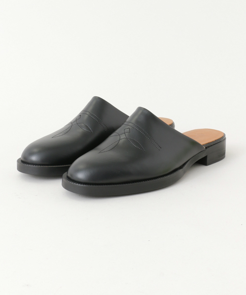 Urban Research Sonny Label アーバンリサーチサニーレーベル の Sessue レザースリッポンサンダル その他シューズ Wear