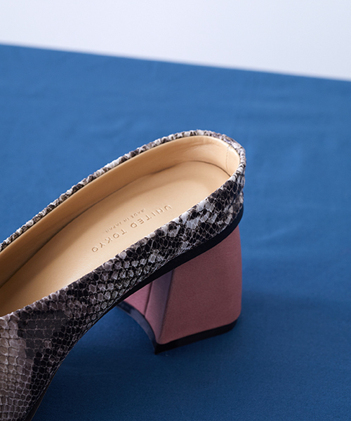 UNITED TOKYO（ユナイテッドトウキョウ）の「キューバンヒールシューティ（その他シューズ・レディース・ブラック/グレー/イエロー・0/2/1）」の9枚目の写真