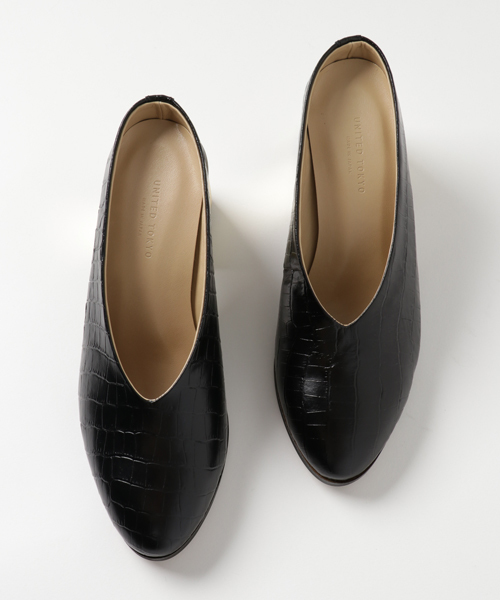 UNITED TOKYO（ユナイテッドトウキョウ）の「キューバンヒールシューティ（その他シューズ・レディース・ブラック/グレー/イエロー・0/2/1）」の7枚目の写真