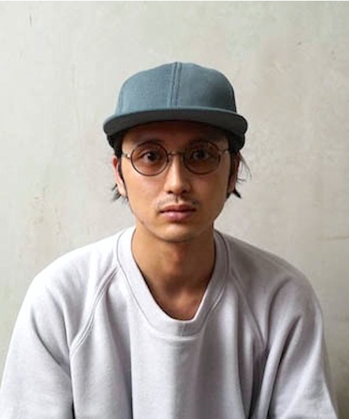 crepuscule(クレプスキュール)の「crepuscule B.B Cap(キャップ・メンズ・ブラック/ブラウン/ターコイズブルー・FREE)」の3枚目の写真