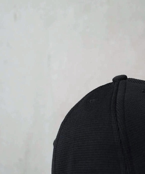 crepuscule(クレプスキュール)の「crepuscule B.B Cap(キャップ・メンズ・ブラック/ブラウン/ターコイズブルー・FREE)」の6枚目の写真