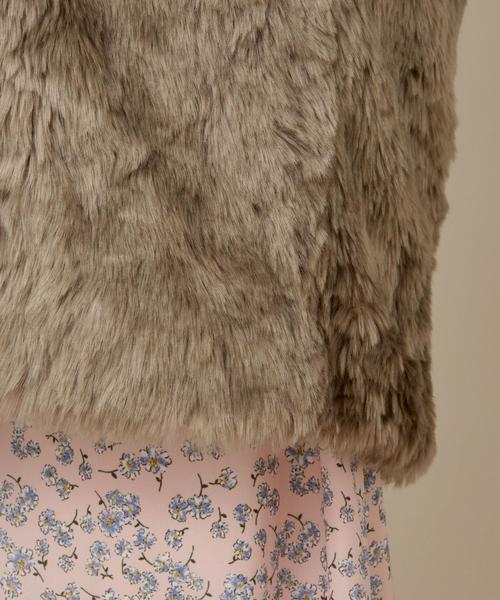 Another Edition(アナザーエディション)の「テディノーカラーコート(その他アウター・レディース・オフホワイト/ピンク/モカ・MEDIUM/SMALL)」の15枚目の写真