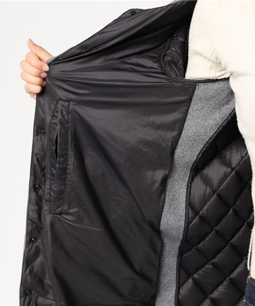 SHIPS Days（シップスデイズ）の「SHIPS Days: インナーダウン コート グレー　（ダウンジャケット/コート・レディース・グレー・M～Ｌ/S～Ｍ）」の7枚目の写真