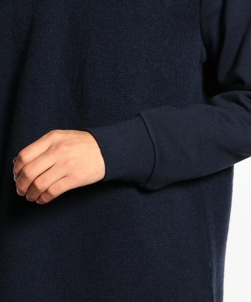 Curly（カーリー）の「CURLY（カーリー） NOMADIC SWEAT ニット（ニット/セーター・メンズ・オフホワイト/ネイビー・2/1）」の8枚目の写真