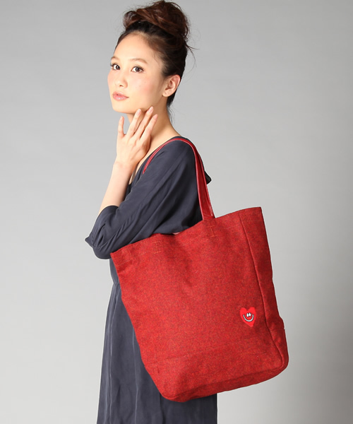 CIAOPANIC（チャオパニック）の「【MOON】×I HAVE LOVE　TOTEBAG（トートバッグ・レディース・ブラック/レッド/グレー/グレー系その他/ベージュ系その他・FREE）」の5枚目の写真