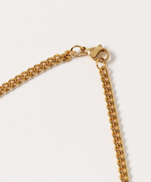 WEGO（ウィゴー）の「WEGO/ステンレス喜平チェーンネックレス（ネックレス・メンズ・ゴールド/シルバー・FREE）」の4枚目の写真