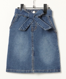 GLOBAL WORK | 【キッズ】ウエストリボンBOXスカート/776536(デニムスカート)
