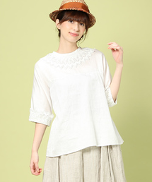 BEAMS BOY | BEAMS BOY / 襟袖レース ヴィンテージブラウス(シャツ/ブラウス)