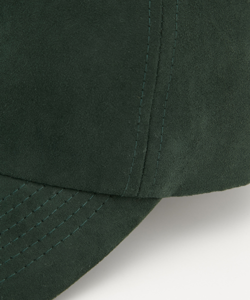 AZUL by moussy（アズールバイマウジー）の「Fスウェードベーシックキャップ（キャップ・レディース・ブラック/ライトベージュ/グリーン・FREE）」の5枚目の写真