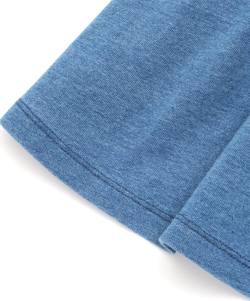 BREEZE(ブリーズ)の「インディゴ無地ワンピ(ワンピース・キッズ・ネイビー/ブルー・80/90/100/110/120/130/140)」の15枚目の写真