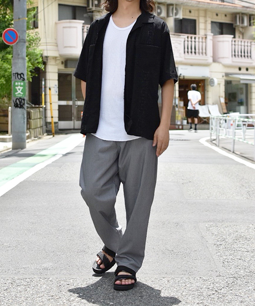 kutir（クティール）の「cuba shirts / キューバシャツ　オープンカラーシャツ（シャツ/ブラウス・メンズ・ブラック/ブラウン/レッド/イエロー・MEDIUM/LARGE）」の8枚目の写真