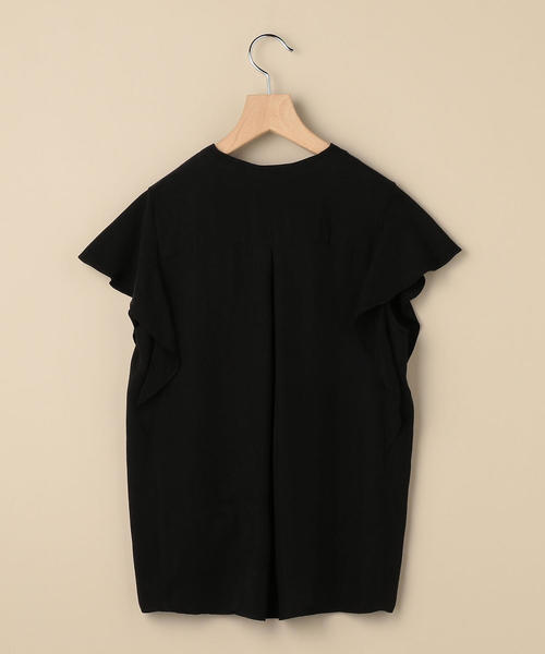 BEAUTY&YOUTH UNITED ARROWS(ビューティーアンドユースユナイテッドアローズ)の「BY スキッパーラッフルスリーブブラウス/カラー2-手洗い可能- о(シャツ/ブラウス・レディース・ブラック/ライトピンク/コバルトブルー・FREE)」の4枚目の写真