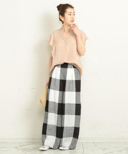 BEAUTY&YOUTH UNITED ARROWS(ビューティーアンドユースユナイテッドアローズ)の「BY スキッパーラッフルスリーブブラウス/カラー2-手洗い可能- о(シャツ/ブラウス・レディース・ブラック/ライトピンク/コバルトブルー・FREE)」の9枚目の写真