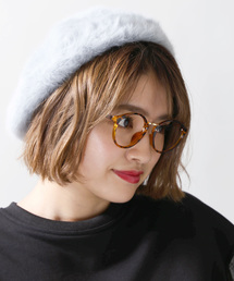 WEGO/アンゴラベレー帽