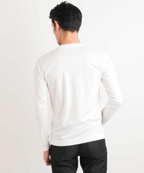 MICHEL KLEIN HOMME (ミッシェルクランオム)の「ニット(MENROAD)(ニット/セーター・メンズ・ホワイト/ブラック・MEDIUM/LARGE/X-LARGE)」の5枚目の写真