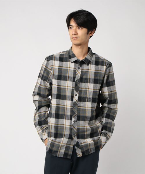 BILLABONG(ビラボン)の「BILLABONG メンズ COASTLINE FLANNEL 長袖シャツ(シャツ/ブラウス・メンズ・ブラウン/ピンク/ダークブルー・SMALL/MEDIUM/LARGE)」の2枚目の写真