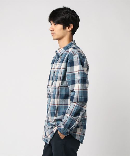 BILLABONG(ビラボン)の「BILLABONG メンズ COASTLINE FLANNEL 長袖シャツ(シャツ/ブラウス・メンズ・ブラウン/ピンク/ダークブルー・SMALL/MEDIUM/LARGE)」の5枚目の写真