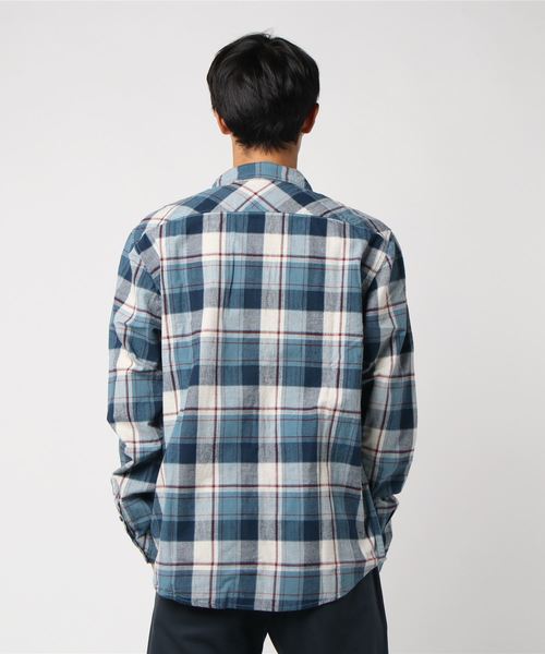 BILLABONG(ビラボン)の「BILLABONG メンズ COASTLINE FLANNEL 長袖シャツ(シャツ/ブラウス・メンズ・ブラウン/ピンク/ダークブルー・SMALL/MEDIUM/LARGE)」の4枚目の写真
