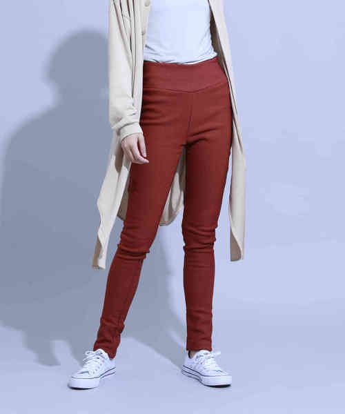 aimoha（アイモハ）の「ハイウエストストレッチ美脚スキニーレギンスパンツ[裏起毛] (AW)（レギンス/スパッツ・レディース・ブラック/ネイビー/グレー/カーキ/ダークグリーン/レッド/ブルー/マルーン・SMALL/MEDIUM/LARGE/X-LARGE/XX-LARGE/XXX-LARGE/XXXX-LARGE）」の14枚目の写真