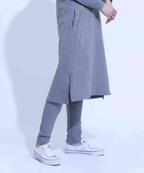 aimoha（アイモハ）の「ハイウエストストレッチ美脚スキニーレギンスパンツ[裏起毛] (AW)（レギンス/スパッツ・レディース・ブラック/ネイビー/グレー/カーキ/ダークグリーン/レッド/ブルー/マルーン・SMALL/MEDIUM/LARGE/X-LARGE/XX-LARGE/XXX-LARGE/XXXX-LARGE）」の10枚目の写真