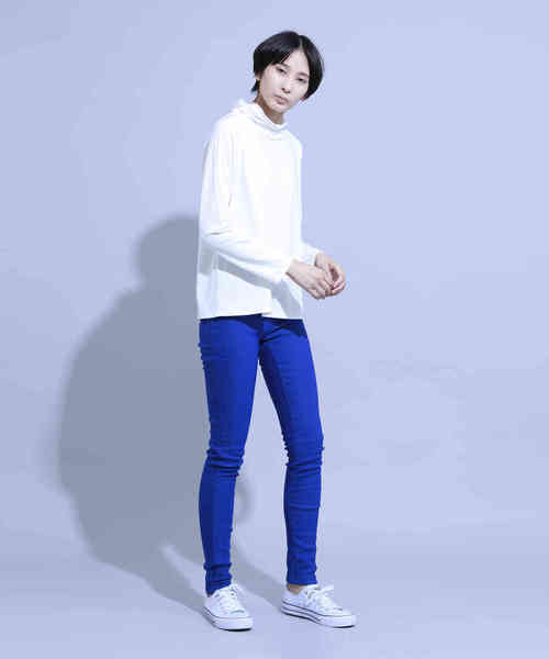 aimoha（アイモハ）の「ハイウエストストレッチ美脚スキニーレギンスパンツ[裏起毛] (AW)（レギンス/スパッツ・レディース・ブラック/ネイビー/グレー/カーキ/ダークグリーン/レッド/ブルー/マルーン・SMALL/MEDIUM/LARGE/X-LARGE/XX-LARGE/XXX-LARGE/XXXX-LARGE）」の17枚目の写真