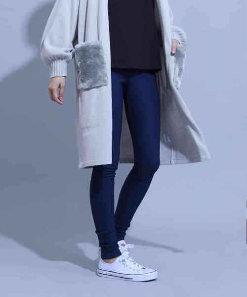 aimoha（アイモハ）の「ハイウエストストレッチ美脚スキニーレギンスパンツ[裏起毛] (AW)（レギンス/スパッツ・レディース・ブラック/ネイビー/グレー/カーキ/ダークグリーン/レッド/ブルー/マルーン・SMALL/MEDIUM/LARGE/X-LARGE/XX-LARGE/XXX-LARGE/XXXX-LARGE）」の16枚目の写真