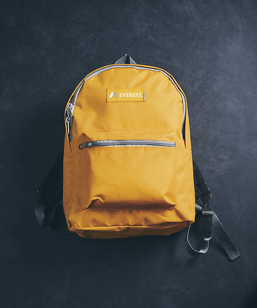 EVEREST（エベレスト）の「【EVEREST/エベレスト】BASIC BACKPACK/ベーシックバックパック（バックパック/リュック・レディース・ホワイト/チャコールグレー/ブラック/ダークグリーン/パープル/ネイビー/ブラウン/グレー/レッド/オリーブ/カーキ/ピンク/ターコイズブルー/ブルー/ライトピンク/ダークパープル/ブルーグリーン/レモンイエロー/ライトグリーン/コーラルピンク/イエロー/ライム/オレンジ/アクア/オレンジ系その他/エメラルド/ピンク系その他・FREE）」の19枚目の写真